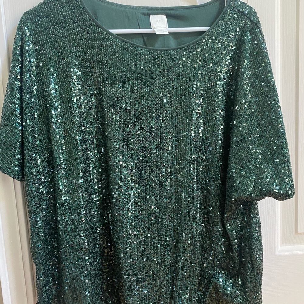 Very flowy sequin shirt